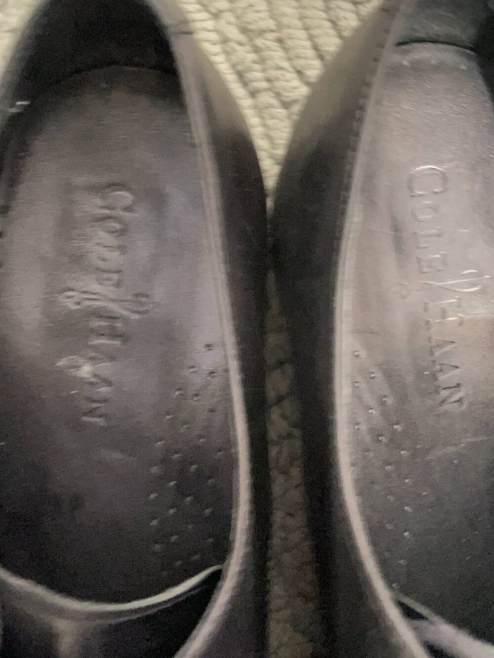 Cole Haan Air Men Shoe Adams Size 9 M Apron Derby Black Oxford C09438 - Picture 3 of 11